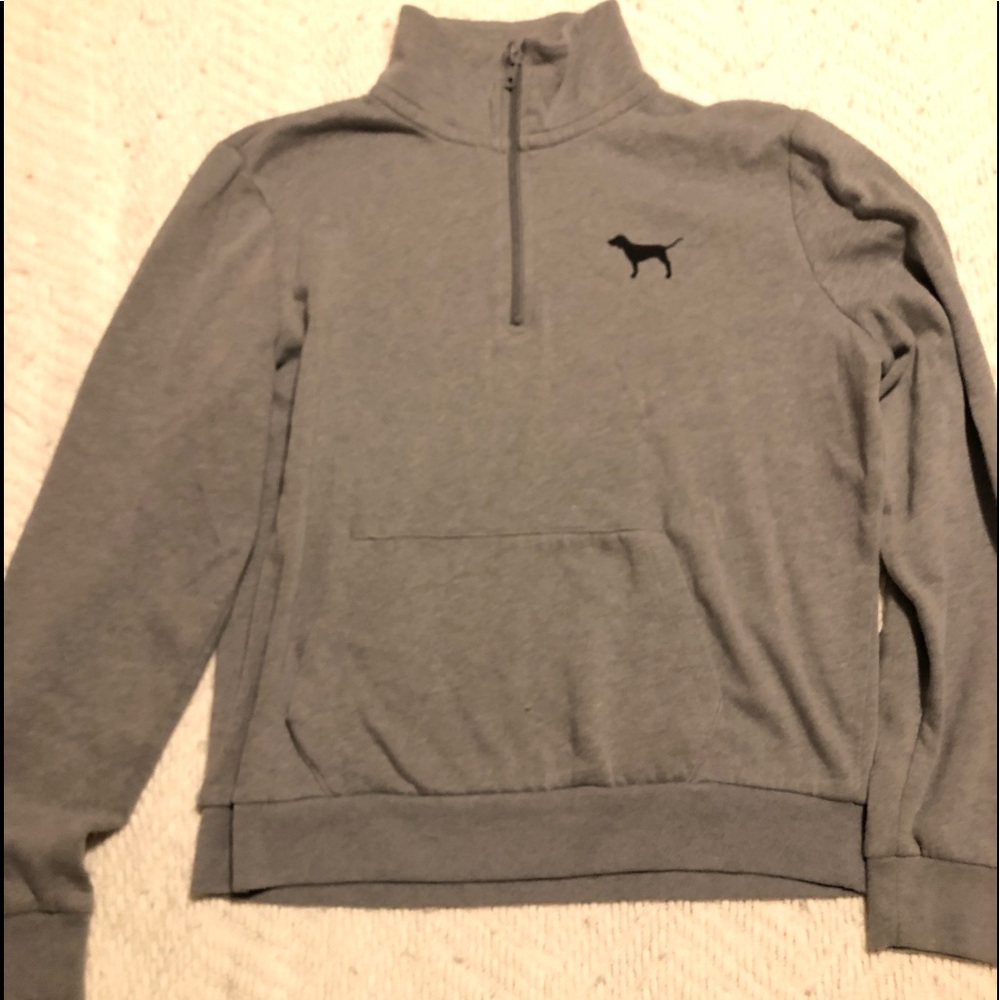 PINK Victoria Secret Quarter Zip Pullover